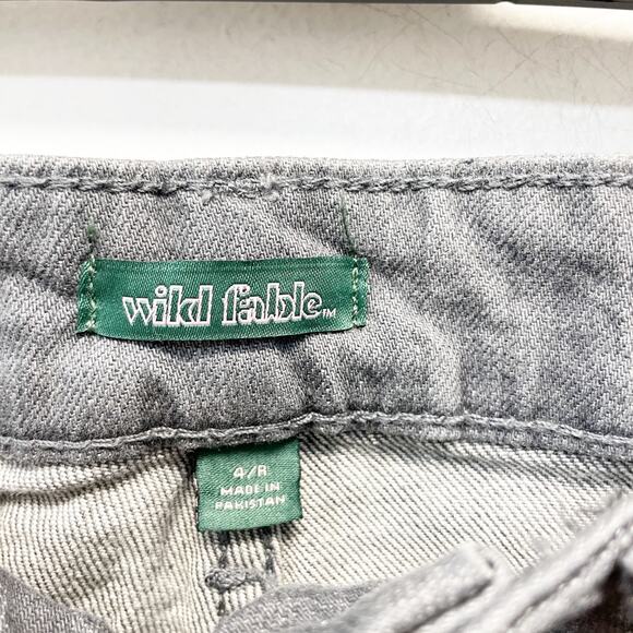 Wild Fable Women's High Rise Baggy Jeans Gray Wash Size 4 Reg - Picture 5 of 7